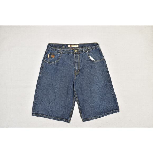 Men's Mecca USA Y2K Loose Fit Short Size 38 100% Cotton Baggy Fit - Picture 4 of 8